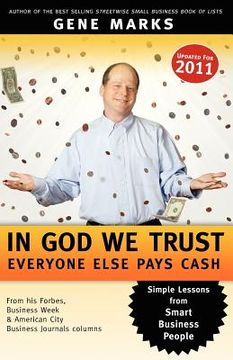 portada in god we trust: everyone else pays cash (en Inglés)