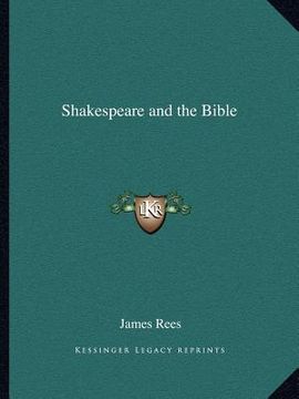 portada shakespeare and the bible (en Inglés)