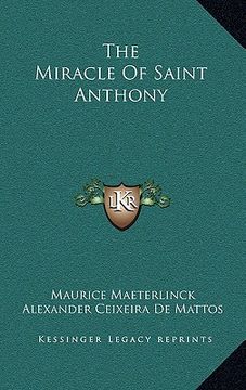 portada the miracle of saint anthony (en Inglés)