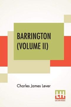 portada Barrington (Volume Ii): In two Volumes, Vol. Ii. (in English)