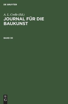portada Journal Für Die Baukunst. Band 30 (en Alemán)