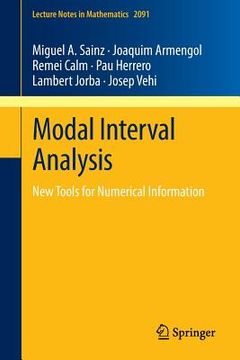 portada Modal Interval Analysis: New Tools for Numerical Information (in English)
