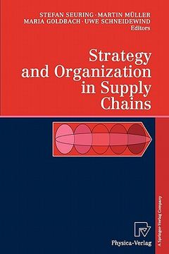 portada strategy and organization in supply chains (en Inglés)