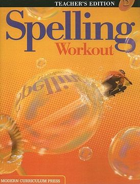 portada spelling workout, level d (en Inglés)