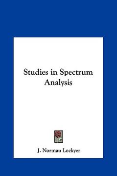 portada studies in spectrum analysis (in English)
