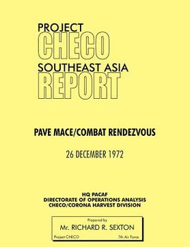 portada project checo southeast asia study: pave mace/combat rendezvous (en Inglés)