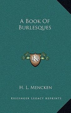 portada a book of burlesques (en Inglés)
