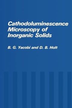 portada Cathodoluminescence Microscopy of Inorganic Solids (en Inglés)
