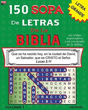 portada 150 Sopa de Letras de la Biblia, Volúmen 1: Volume 1 (Spanish Bible Word Search)