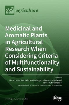portada Medicinal and Aromatic Plants in Agricultural Research When Considering Criteria of Multifunctionality and Sustainability (in English)