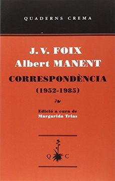portada Correspondencia (1952-1985) (D'un dia a l'altre)