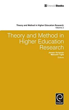 portada Theory and Method in Higher Education Research (Theory and Method in Higher Education Research, 2) (en Inglés)