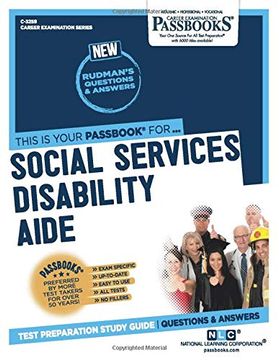 portada Social Services Disability Aide (in English)
