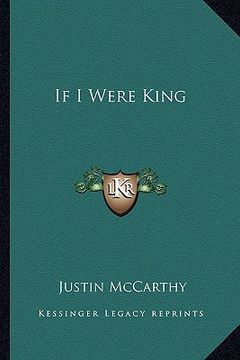 portada if i were king (en Inglés)