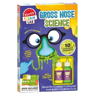 portada Klutz Gross Nose Science Steam lab Activity kit (en Inglés)