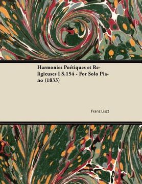 portada harmonies poetiques et religieuses i s.154 - for solo piano (1833) (in English)