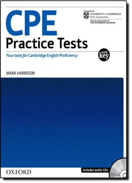 portada cpe practice tests - practice tests with explanatory key and audio cds pack