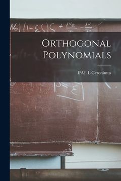 portada Orthogonal Polynomials (en Inglés)