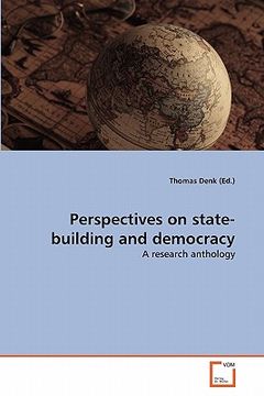 portada perspectives on state-building and democracy (en Inglés)