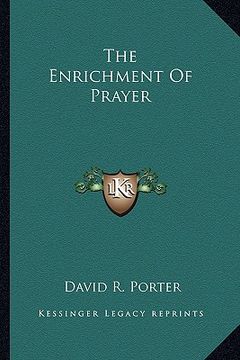 portada the enrichment of prayer (en Inglés)