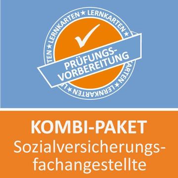 portada Azubishop24. De Kombi-Paket Lernkarten Sozialversicherungsfachangestellte /r (en Alemán)