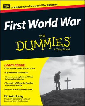 portada First World War For Dummies (in English)
