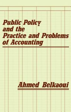 portada public policy and the practice and problems of accounting (en Inglés)