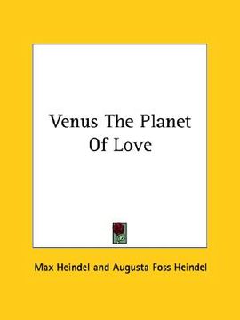 portada venus the planet of love (en Inglés)