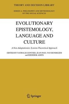 portada evolutionary epistemology, language and culture: a non-adaptationist, systems theoretical approach (en Inglés)