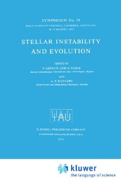 portada stellar instability and evolution (en Inglés)