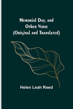 portada Memorial Day, and Other Verse (Original and Translated) (en Inglés)