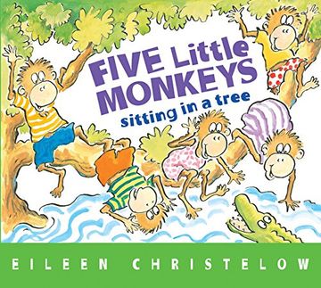 portada Five Little Monkeys Sitting in a Tree (A Five Little Monkeys Story) (in English)
