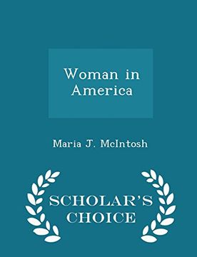 portada Woman in America - Scholar's Choice Edition
