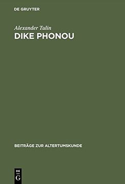 portada Dike Phonou (Beitr GE Zur Altertumskunde)