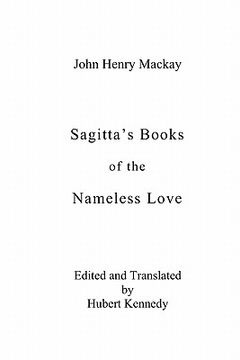 portada sagitta's books of the nameless love (in English)