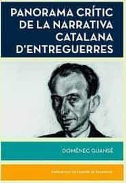 portada Panorama Critic de la Narrativa Catalana d Entreguerres (en Catalán)