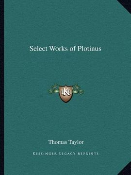 portada select works of plotinus