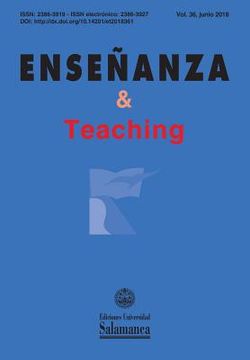 portada Enseñanza & Teaching: Revista Interuniversitaria de Didáctica: Vol. 36, núm. 1 (2018)