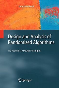 portada design and analysis of randomized algorithms: introduction to design paradigms (in English)
