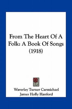 portada from the heart of a folk: a book of songs (1918)