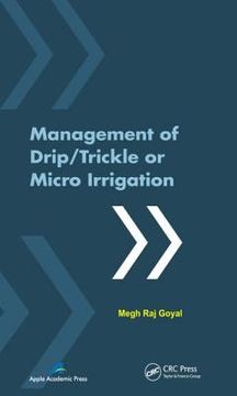 portada management of drip/trickle or micro irrigation