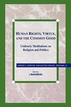 portada Human Rights, Virtue and the Common Good (en Inglés)