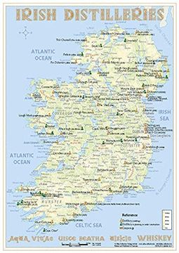 portada Whiskey Distilleries Ireland - Tasting map (en Inglés)