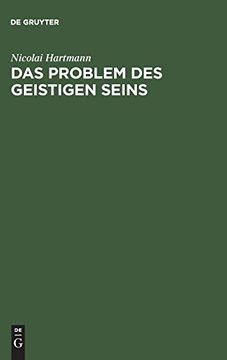 portada Das Problem des Geistigen Seins (in German)
