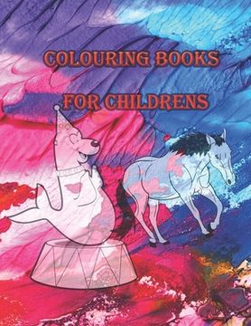 portada Coloring books for children: different forms Animals, Cartoons, Learn coloring (en Inglés)