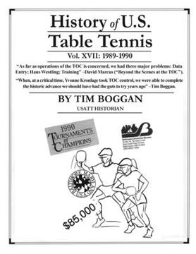 portada History of U.S. Table Tennis Volume 17 (en Inglés)