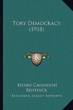 portada tory democracy (1918) (en Inglés)