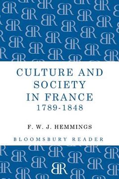 portada culture and society in france 1789-1848 (en Inglés)