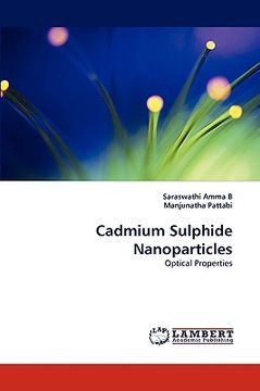 portada cadmium sulphide nanoparticles (en Inglés)