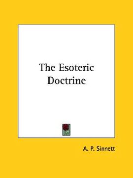 portada the esoteric doctrine (en Inglés)